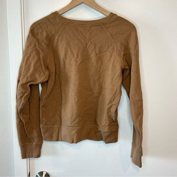 Madewell (Re)sourced Cotton Shrunken Sweatshirt in Brown S - Picture 5 of 5